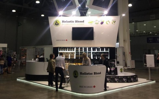 Стенд для компании Holistic Blend. Выставка РОССИЯ 2017