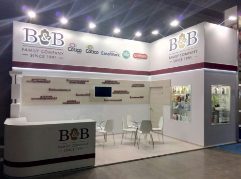 Стенд для компании B&B. Выставка IPLS  2018